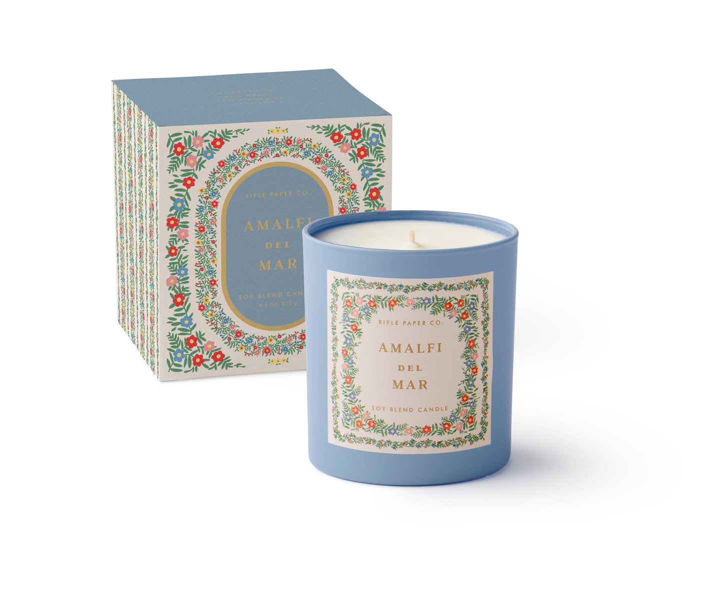 Rifle Paper Co. Rosette Amalfi del Mar 9 oz Glass Candle