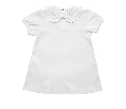 Dress - Scalloped SS: Light Yellow / 6