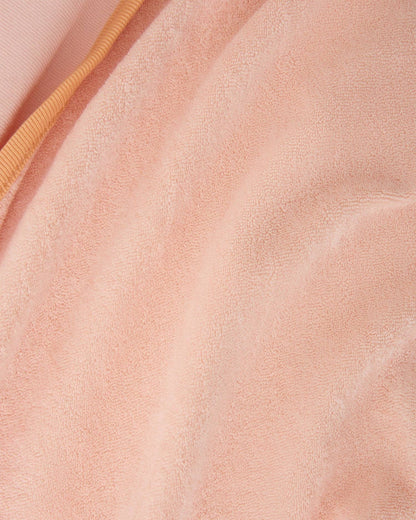Organic Cotton Toddler Poncho Towel: Peach Whip / One Size