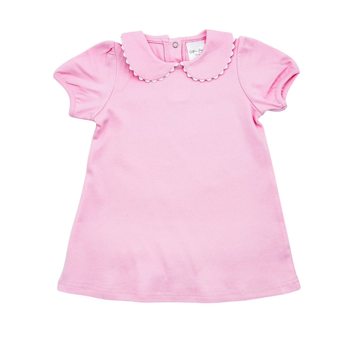 Dress - Scalloped SS: Light Yellow / 6