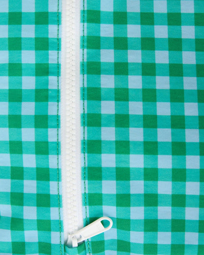 Fall Colors: Wet/Dry Bag Set: Teal Gingham
