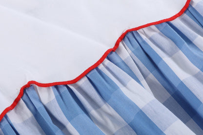 Red, White and Blue Flutter Romper: 3-6m, 6-12m, or 2T