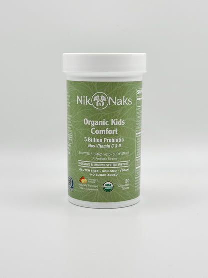 Kid's Organic Probiotic Chewable Tablets