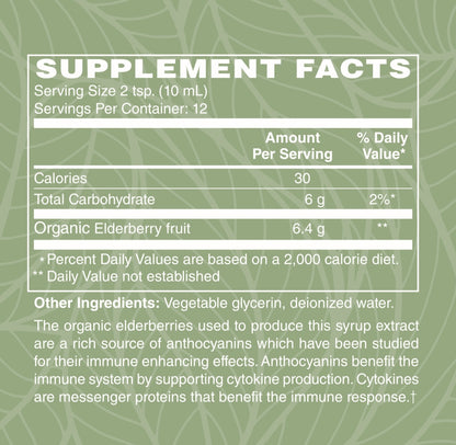Elderberry Syrup Immune Support