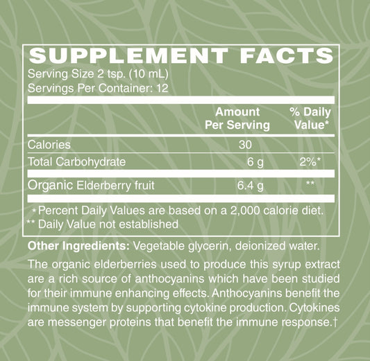 Elderberry Syrup Immune Support
