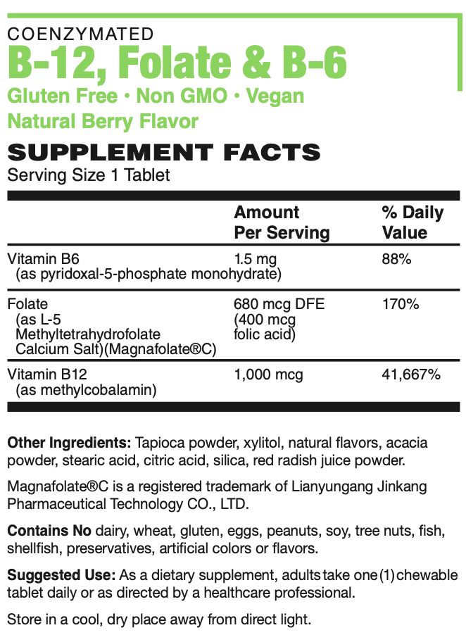 Methyl B12 & Folate