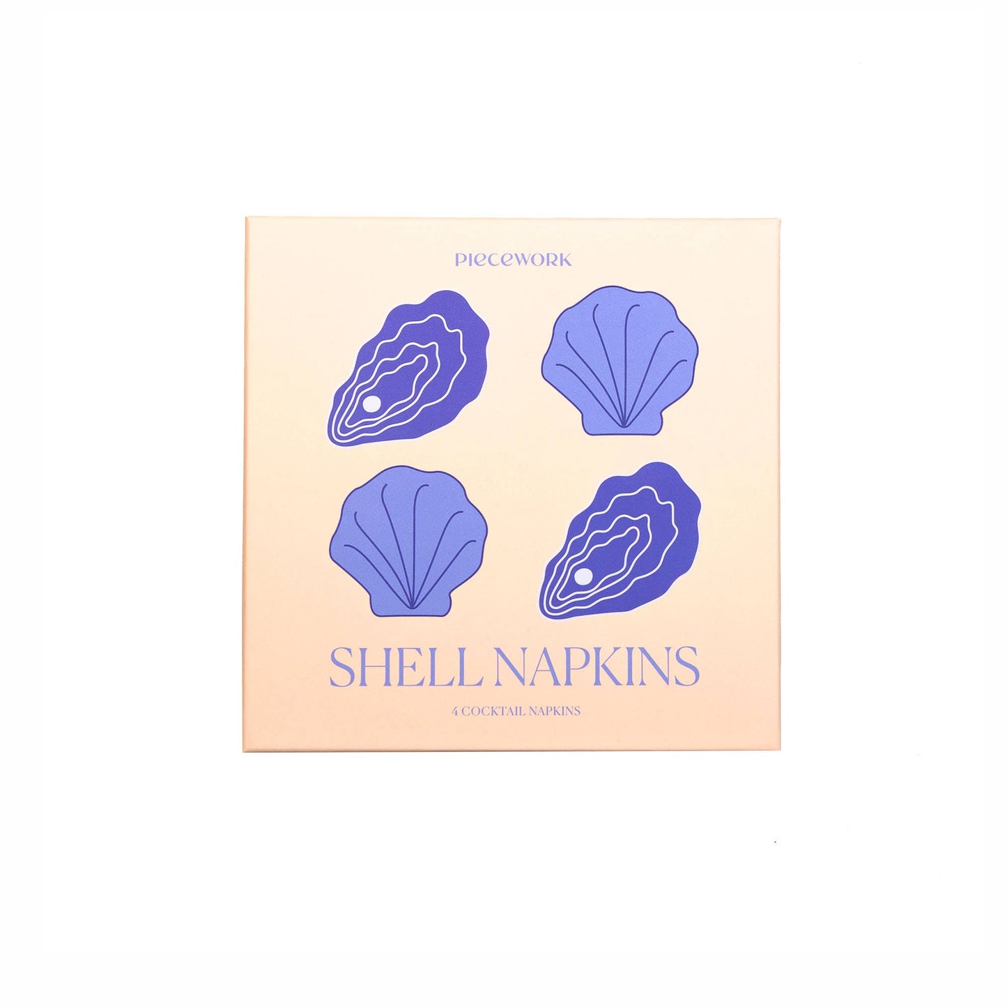 Shell Cocktail Napkins - Set Of 4