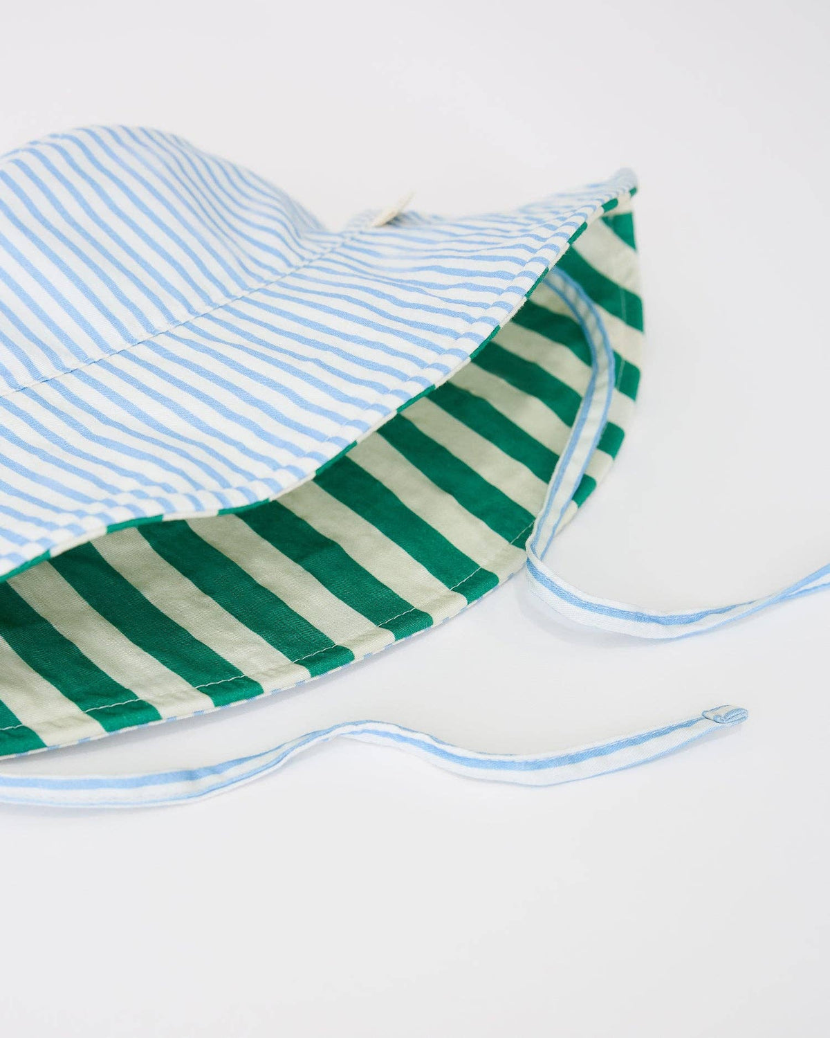 Big Floppy Sun Hat: Pink Wide Stripe / One Size