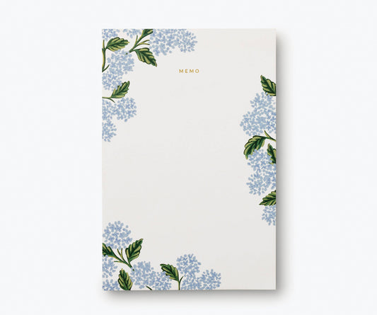 Rifle Paper Co. Hydrangea Memo Notepad