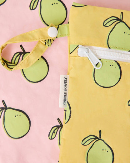 Wet/Dry Bag Set: Pink Wide Stripe